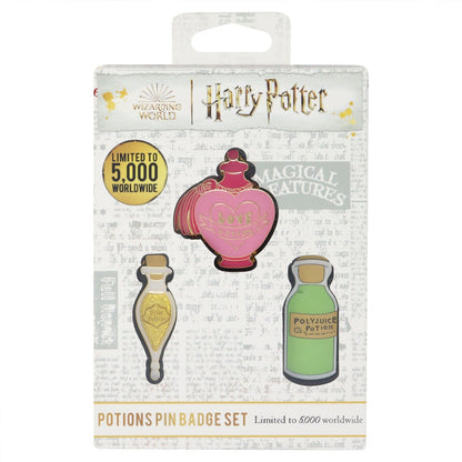 Harry Potter Set Of 3 Potions Pin Badges