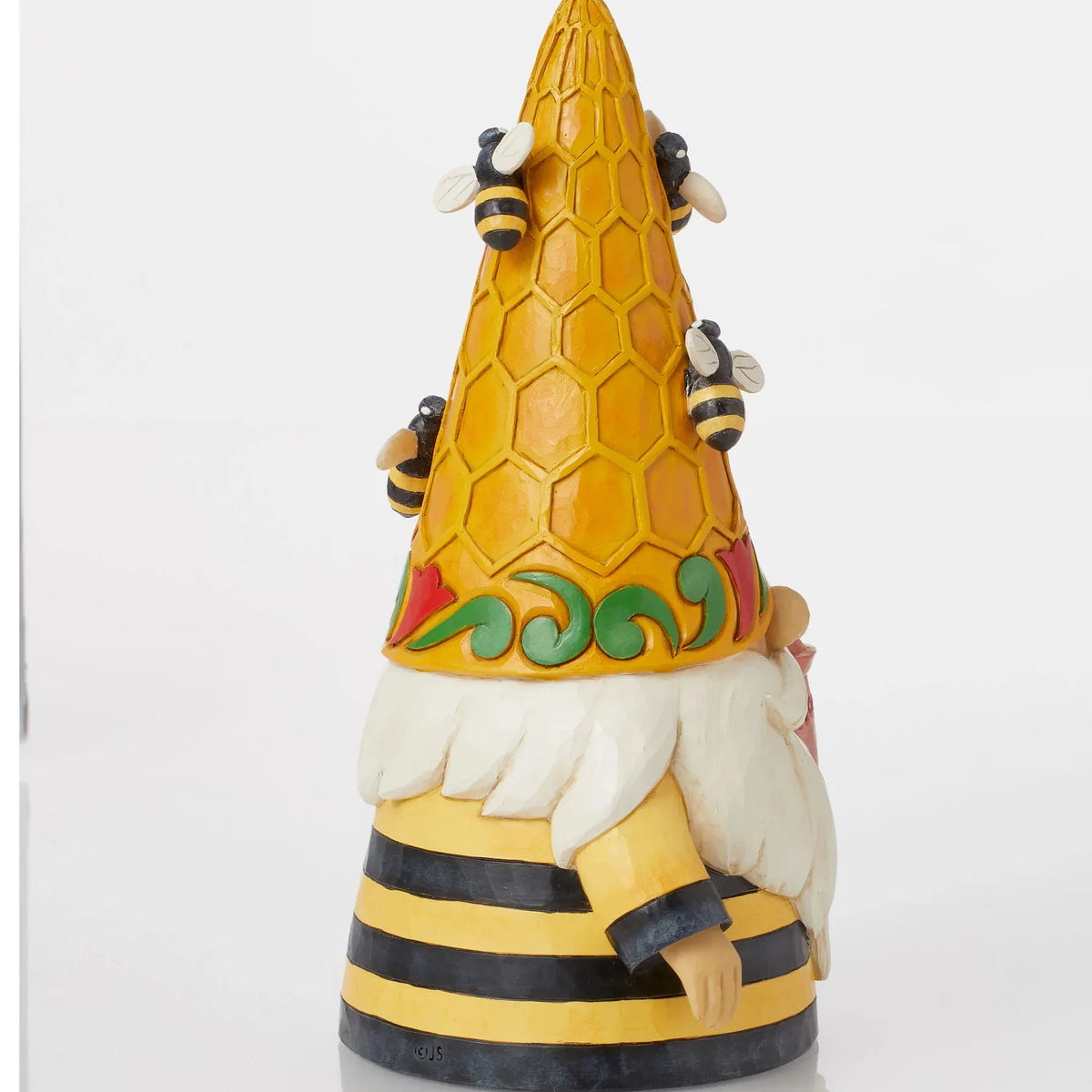 Heartwood Creek Bee-ing Cute Beehive Gnome Figurine By Jim Shore
