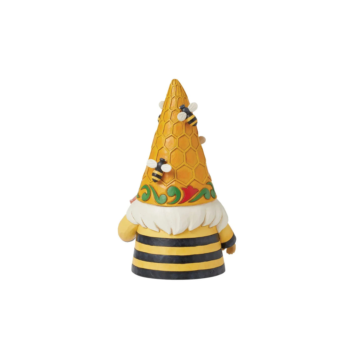Heartwood Creek Bee-ing Cute Beehive Gnome Figurine By Jim Shore