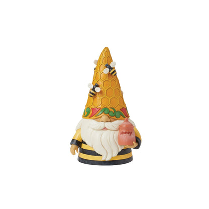 Heartwood Creek Bee-ing Cute Beehive Gnome Figurine By Jim Shore