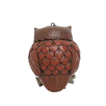 Heartwood Creek Birdhouse Owl By Jim Shore