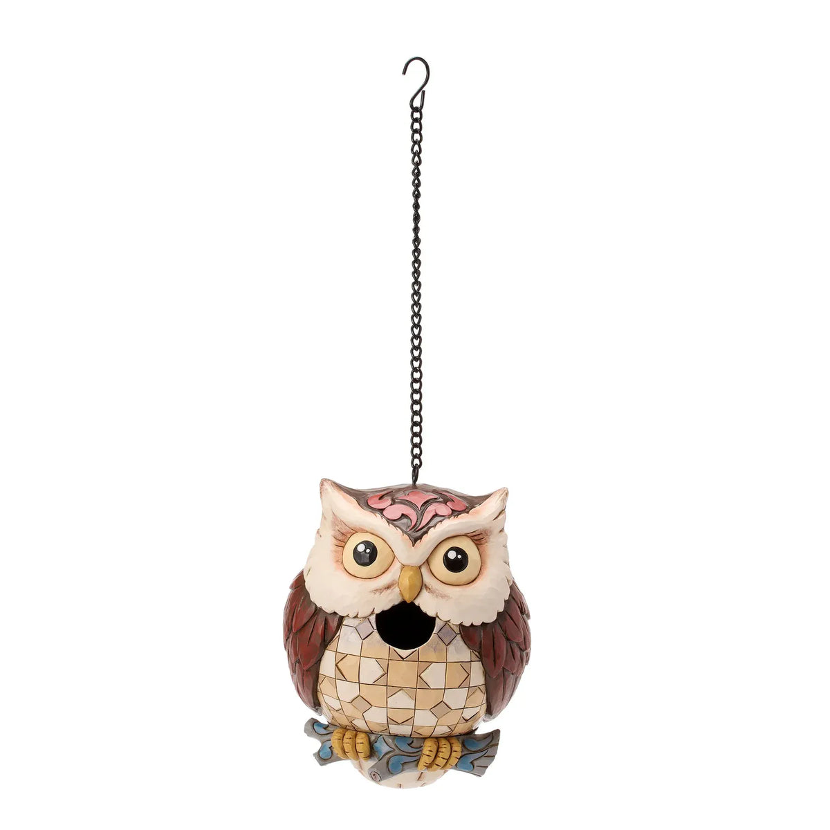 Heartwood Creek Birdhouse Owl By Jim Shore