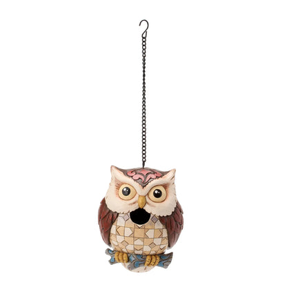 Heartwood Creek Birdhouse Owl By Jim Shore