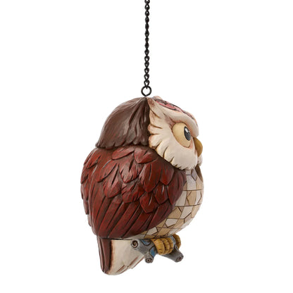 Heartwood Creek Birdhouse Owl By Jim Shore