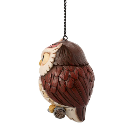 Heartwood Creek Birdhouse Owl By Jim Shore