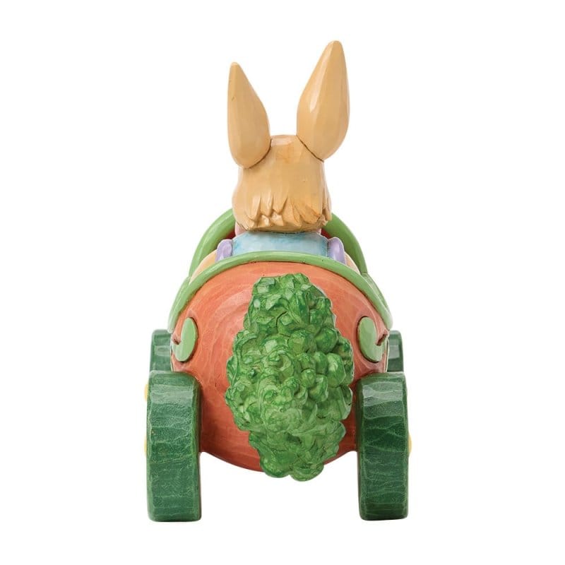 Heartwood Creek Bunnies On Parade Carrot Car Figurine By Jim Shore