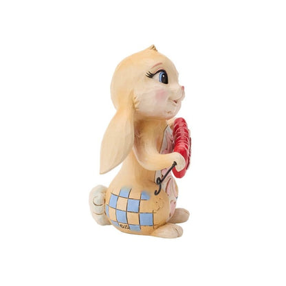 Heartwood Creek Bunny With Garland Figurine By Jim Shore