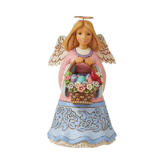Heartwood Creek By Jim Shore Angel With Easter Basket Figurine 6008811