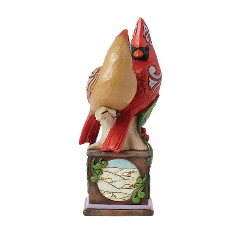 Heartwood Creek By Jim Shore Faith, Joy and Hope (Cardinals On A Pedestal) Figurine 6015523
