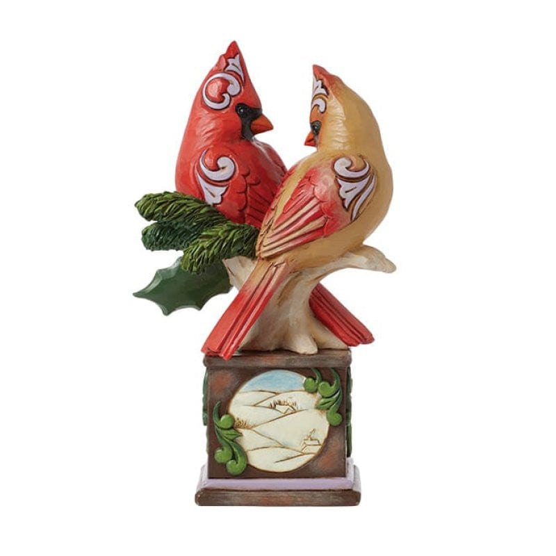 Heartwood Creek By Jim Shore Faith, Joy and Hope (Cardinals On A Pedestal) Figurine 6015523