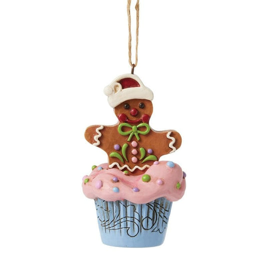 Heartwood Creek By Jim Shore Gingerbread Cupcake Hanging Ornament 6017271