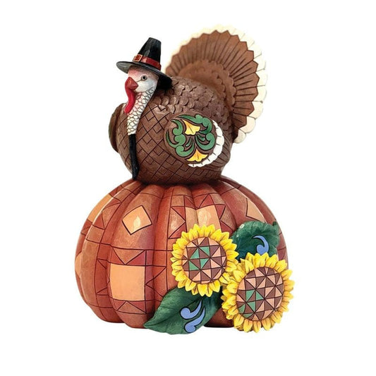 Heartwood Creek By Jim Shore Gobble Greetings (Harvest Turkey) Figurine 6016630