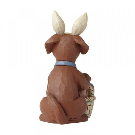 Heartwood Creek By Jim Shore Mini Dog With Bunny Ears Easter Figurine  6008411