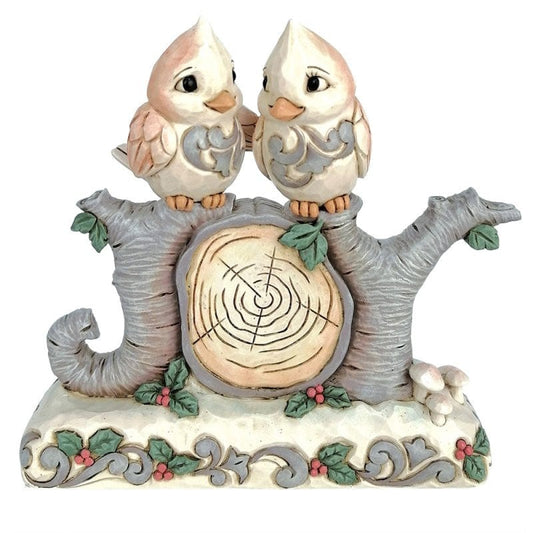 Heartwood Creek By Jim Shore Nature’s Joy (White Woodland Joy With Birds Sign Figurine 6017180