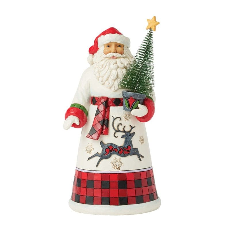 Heartwood Creek By Jim Shore Santa Delivers (Santa With Sisal Tree) Figurine 6017023