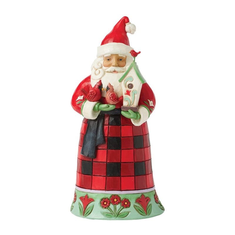 Heartwood Creek By Jim Shore Santa’s Cardinal Christmas (Santa With Cardinals) Figurine 6017024