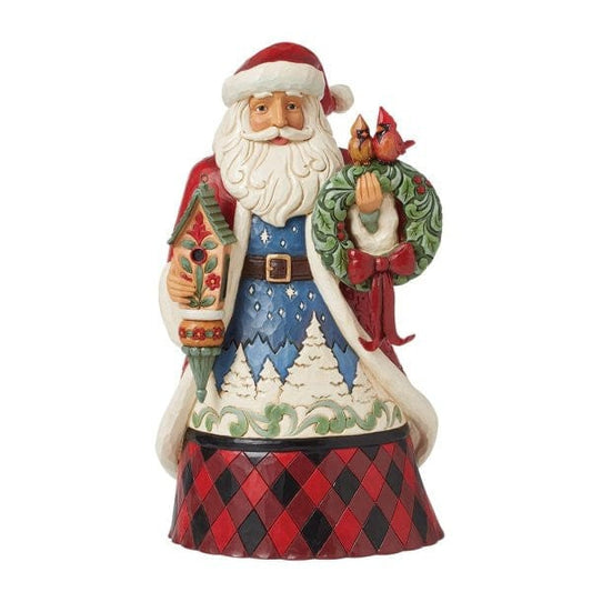 Heartwood Creek By Jim Shore Santa With Birdhouse Figurine 6015440