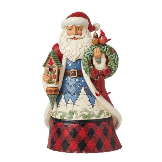 Heartwood Creek By Jim Shore Santa With Birdhouse Figurine 6015440