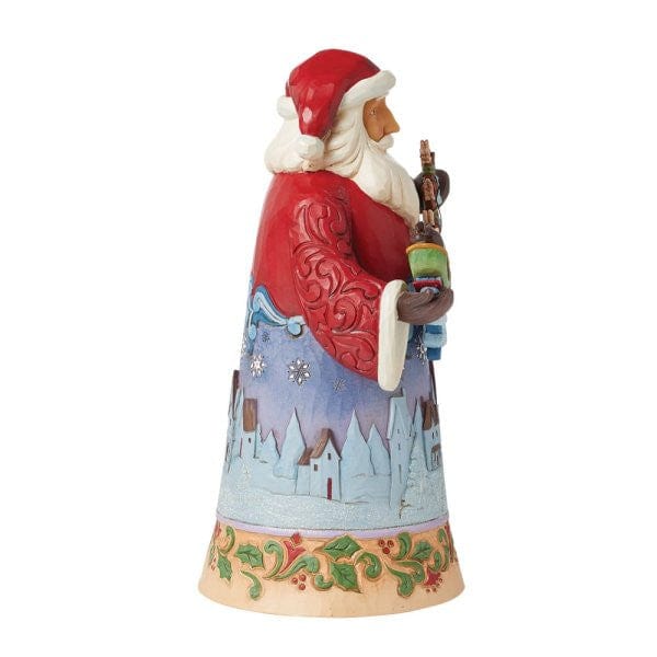 Heartwood Creek By Jim Shore Santa With Sleigh In Overnight Scene Figurine 6015502
