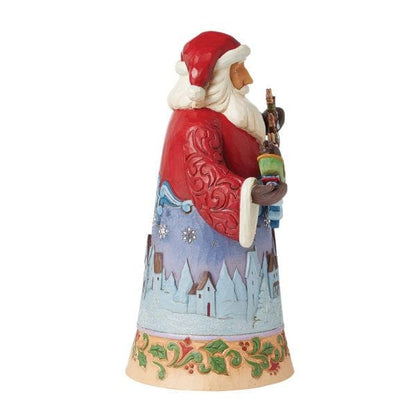 Heartwood Creek By Jim Shore Santa With Sleigh In Overnight Scene Figurine 6015502