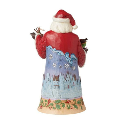 Heartwood Creek By Jim Shore Santa With Sleigh In Overnight Scene Figurine 6015502