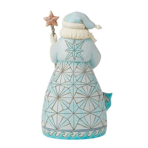 Heartwood Creek By Jim Shore Shell-abrate The Season (Santa With Sand Dollar Wreath) Figurine 6016517