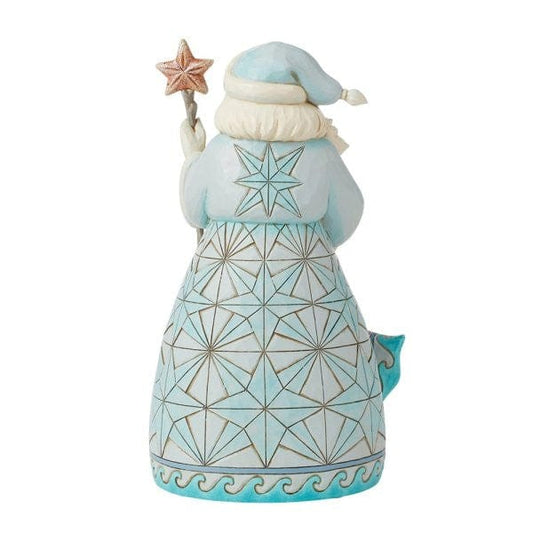 Heartwood Creek By Jim Shore Shell-abrate The Season (Santa With Sand Dollar Wreath) Figurine 6016517