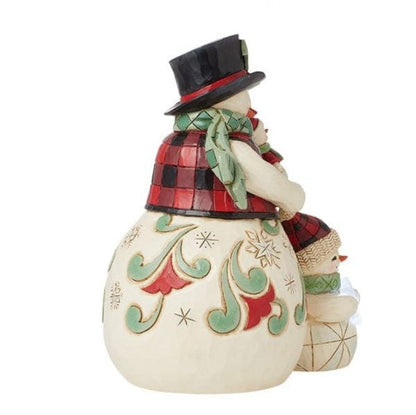 Heartwood Creek By Jim Shore Snowman Family Toasting Marshmallows Figurine 6015443