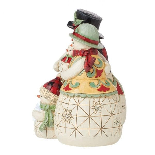 Heartwood Creek By Jim Shore Snowman Family Toasting Marshmallows Figurine 6015443