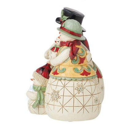 Heartwood Creek By Jim Shore Snowman Family Toasting Marshmallows Figurine 6015443