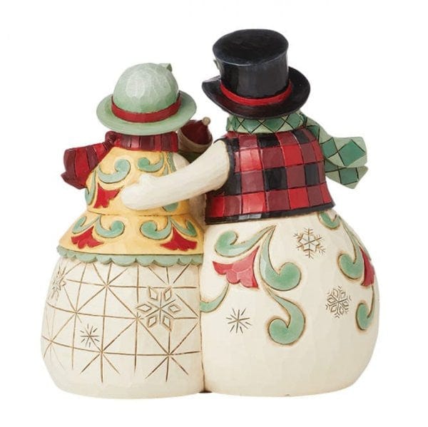 Heartwood Creek By Jim Shore Snowman Family Toasting Marshmallows Figurine 6015443