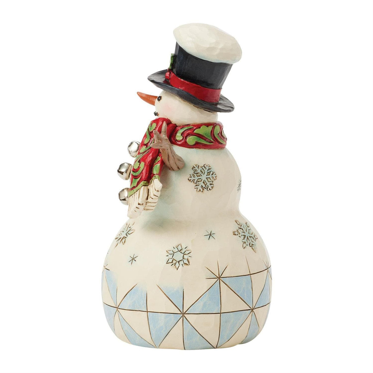 Heartwood Creek By Jim Shore Snowman With Top Hat & Cardinal Figurine 6017055