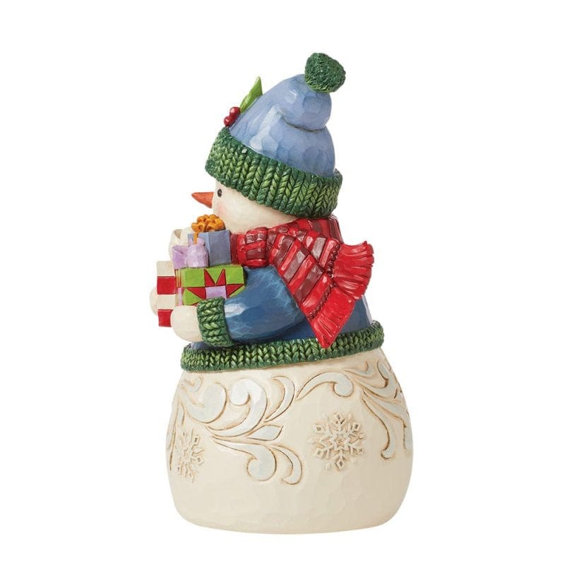 Heartwood Creek By Jim Shore Unwrap The Joy (Snowman With Arms Full Of Presents)  Figurine 6015522