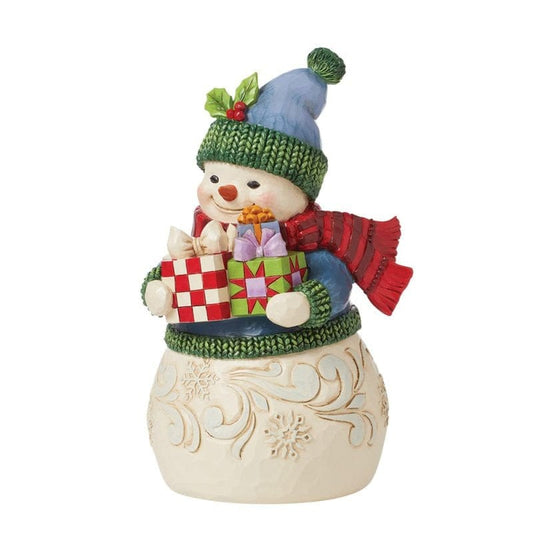 Heartwood Creek By Jim Shore Unwrap The Joy (Snowman With Arms Full Of Presents)  Figurine 6015522