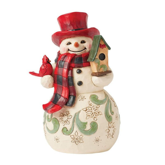 Heartwood Creek By Jim Shore You Mean Snow Much To Me (Snowman With Red Hat) Figurine 6017025