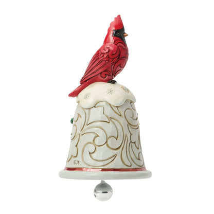 Heartwood Creek Cardinal Bell Pint-Sized Figurine By Jim Shore