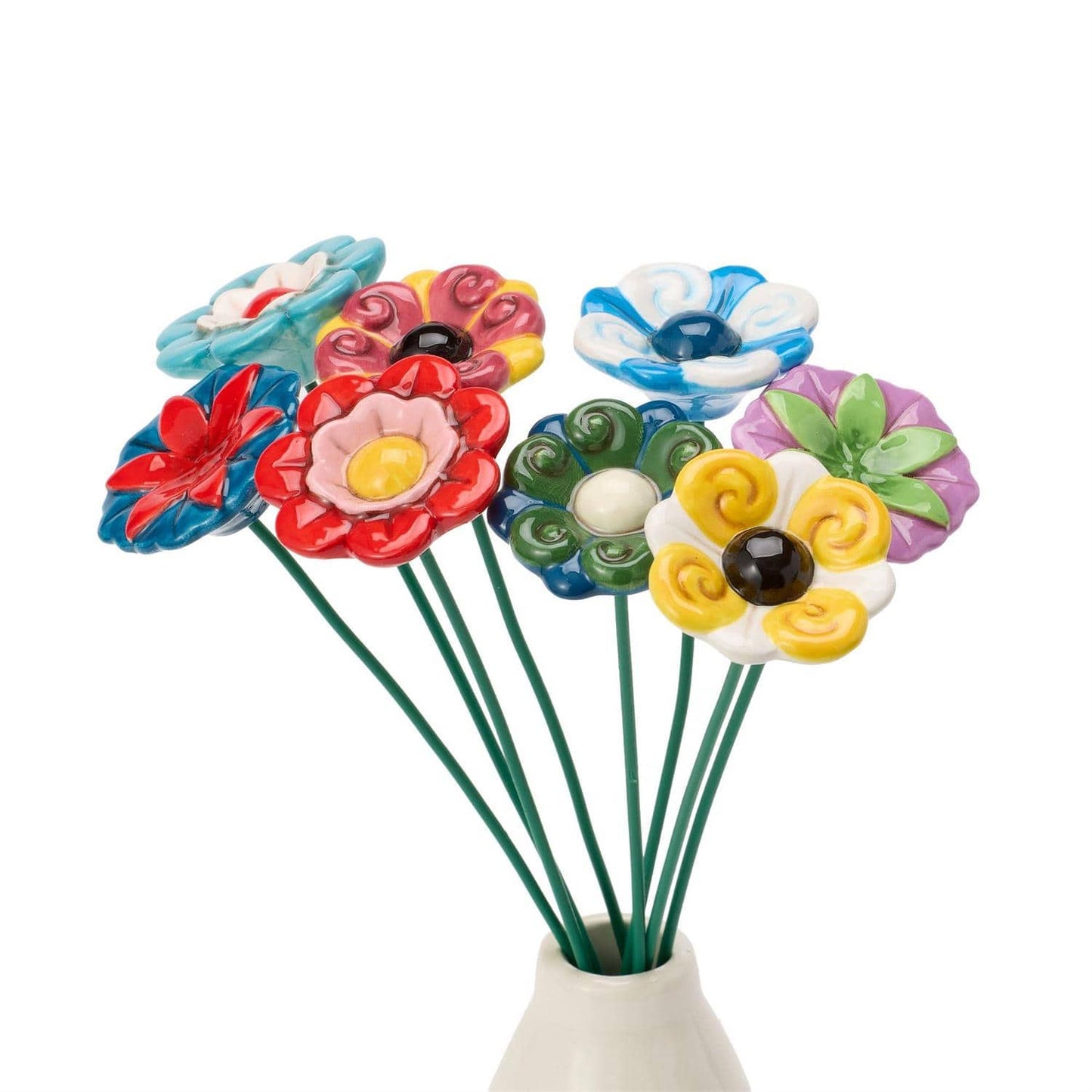 Heartwood Creek Ceramic Flower & Stem By Jim Shore
