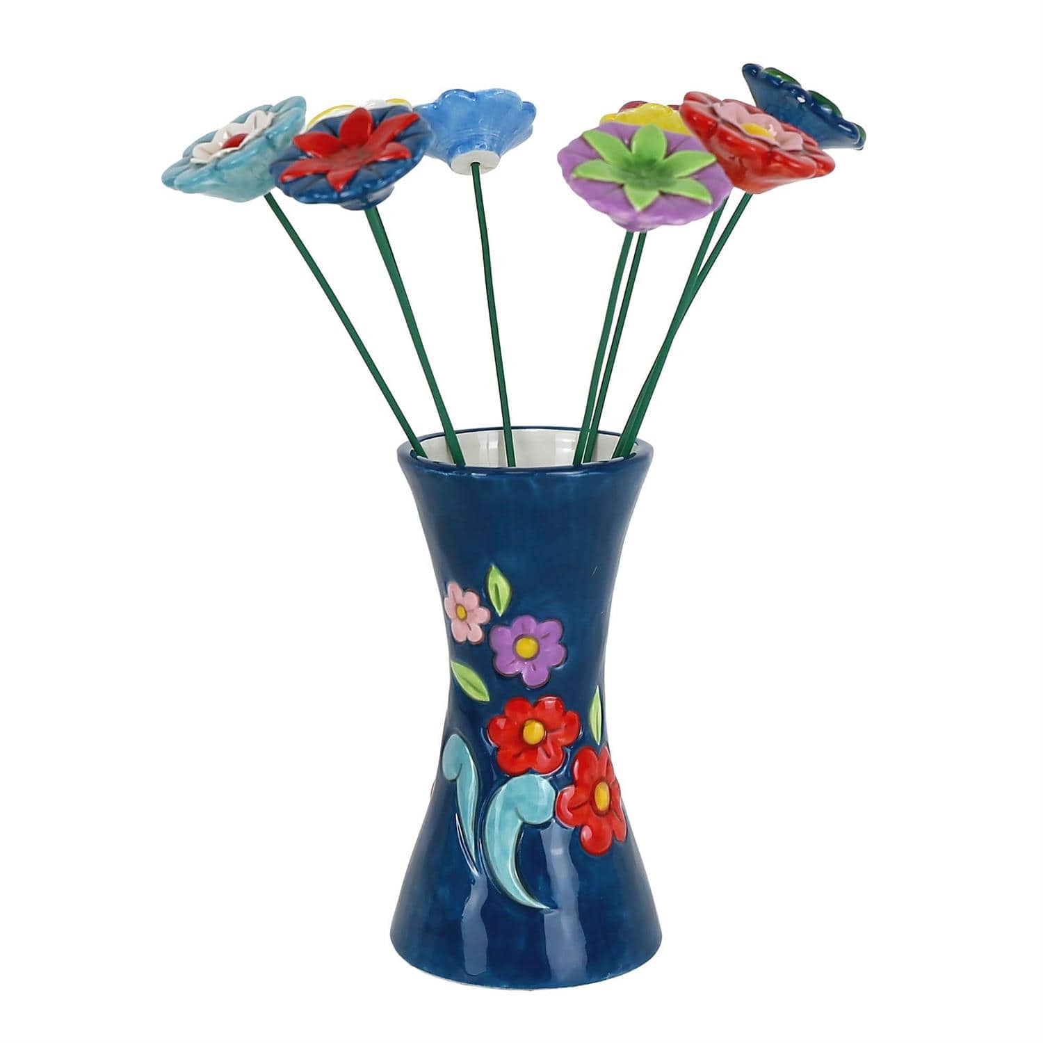 Heartwood Creek Ceramic Flower & Stem By Jim Shore