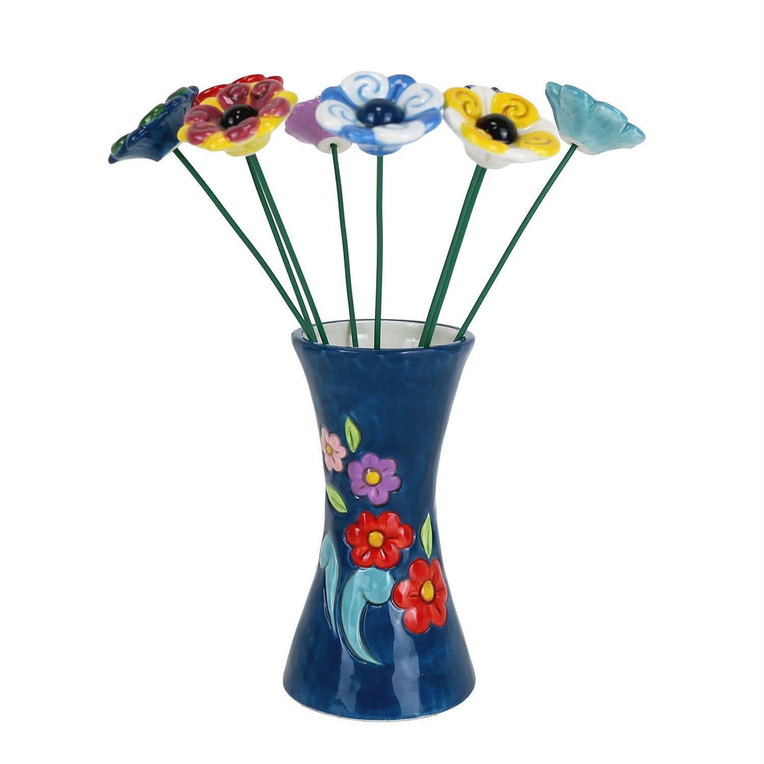 Heartwood Creek Ceramic Flower & Stem By Jim Shore