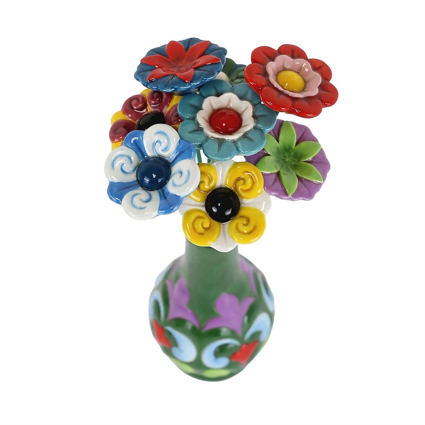 Heartwood Creek Ceramic Flower & Stem By Jim Shore