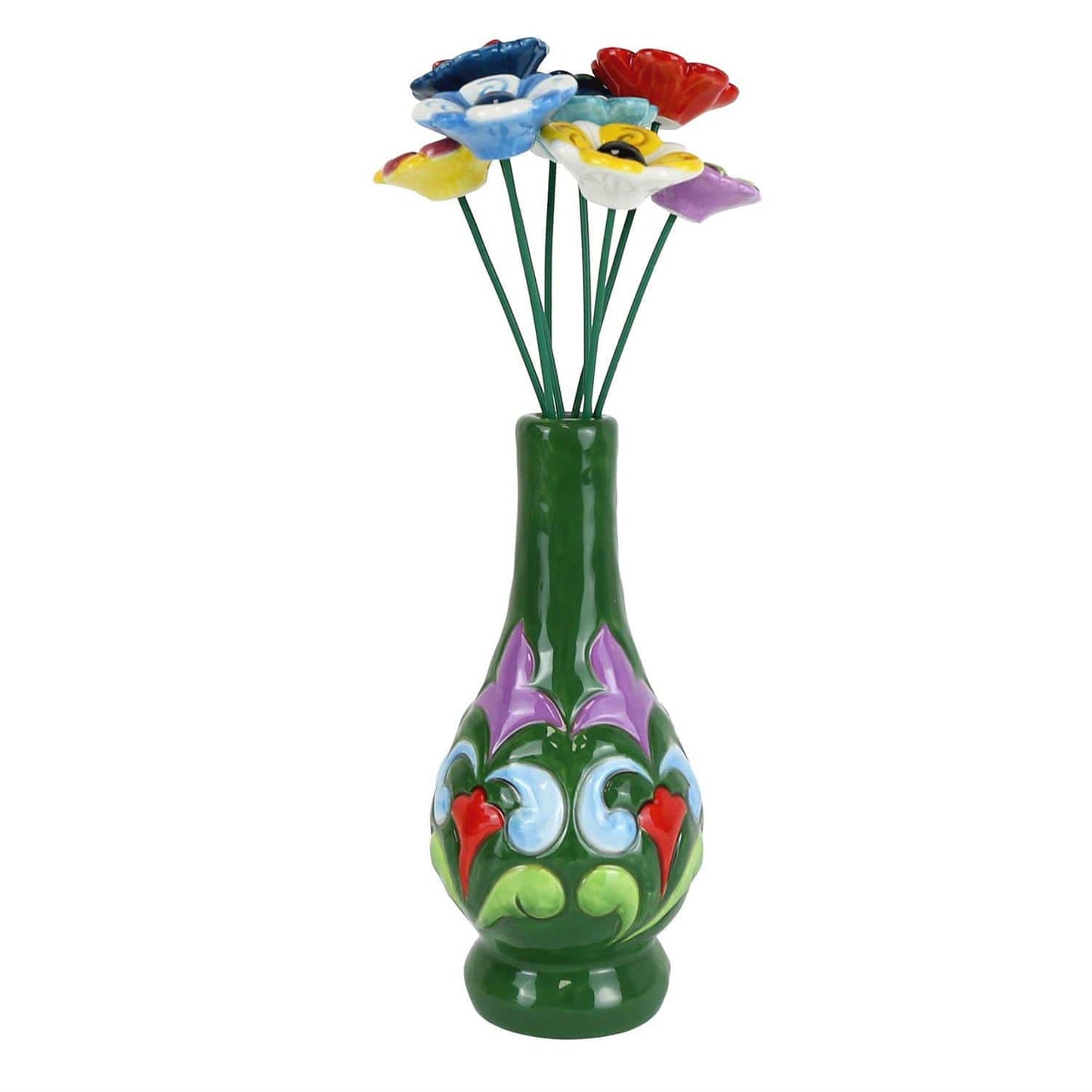 Heartwood Creek Ceramic Flower & Stem By Jim Shore