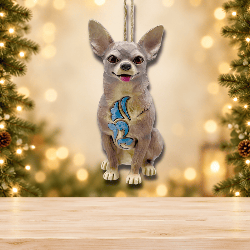 Heartwood Creek Chihuahua Hanging Ornament By Jim Shore