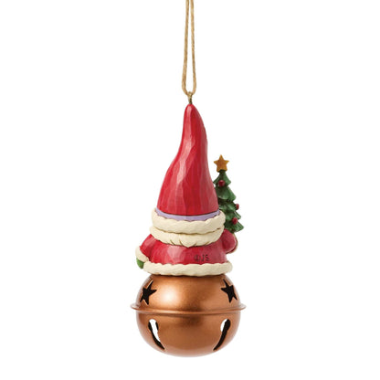 Heartwood Creek Christmas Gnome On Bell Hanging Ornament By Jim Shore