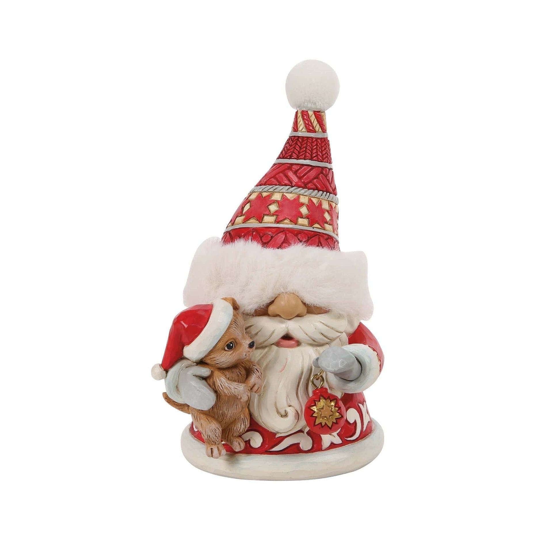 Heartwood Creek Christmas Gnome With Puppy Figurine By Jim Shore