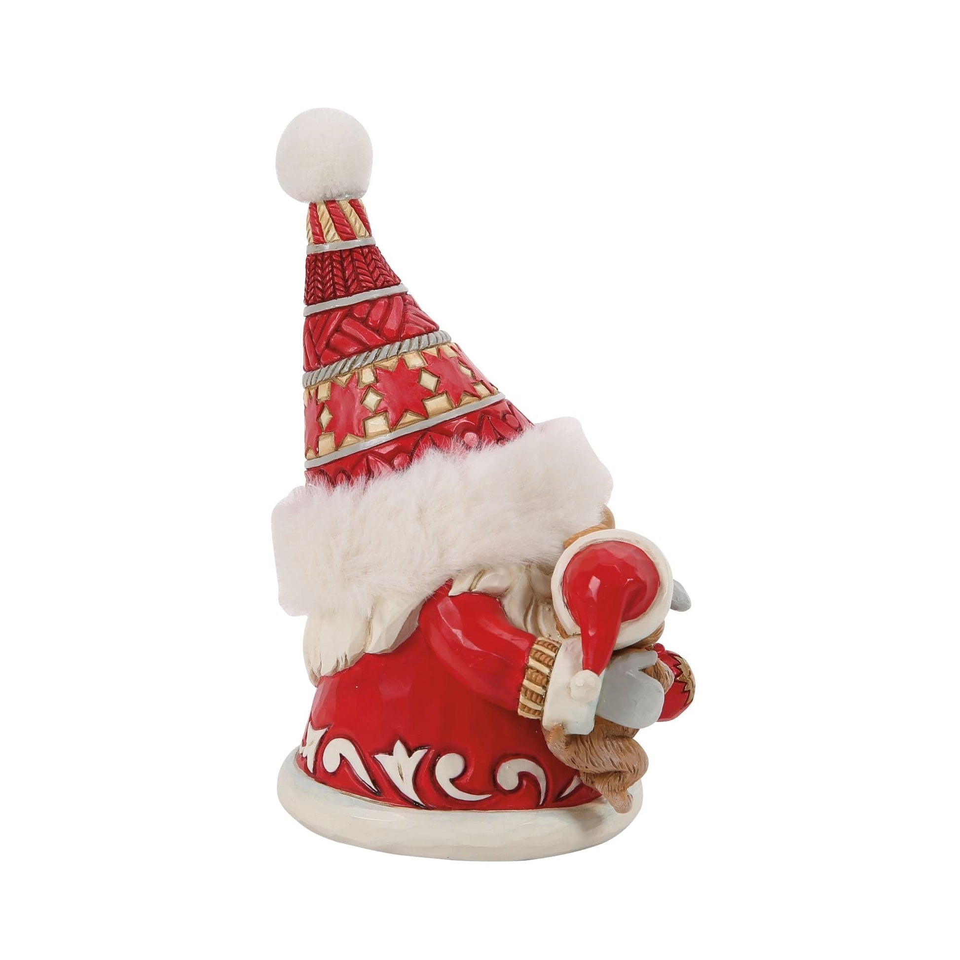 Heartwood Creek Christmas Gnome With Puppy Figurine By Jim Shore
