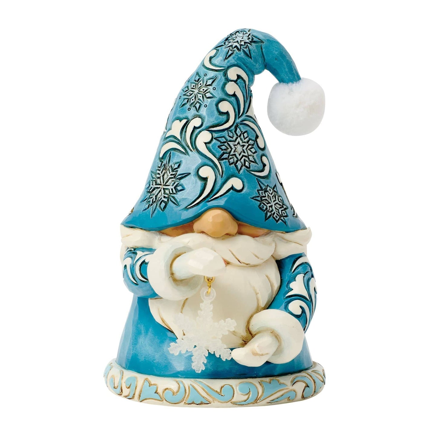 Heartwood Creek Christmas Slate Blue Gnome Figurine By Jim Shore