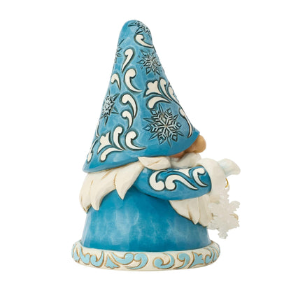 Heartwood Creek Christmas Slate Blue Gnome Figurine By Jim Shore
