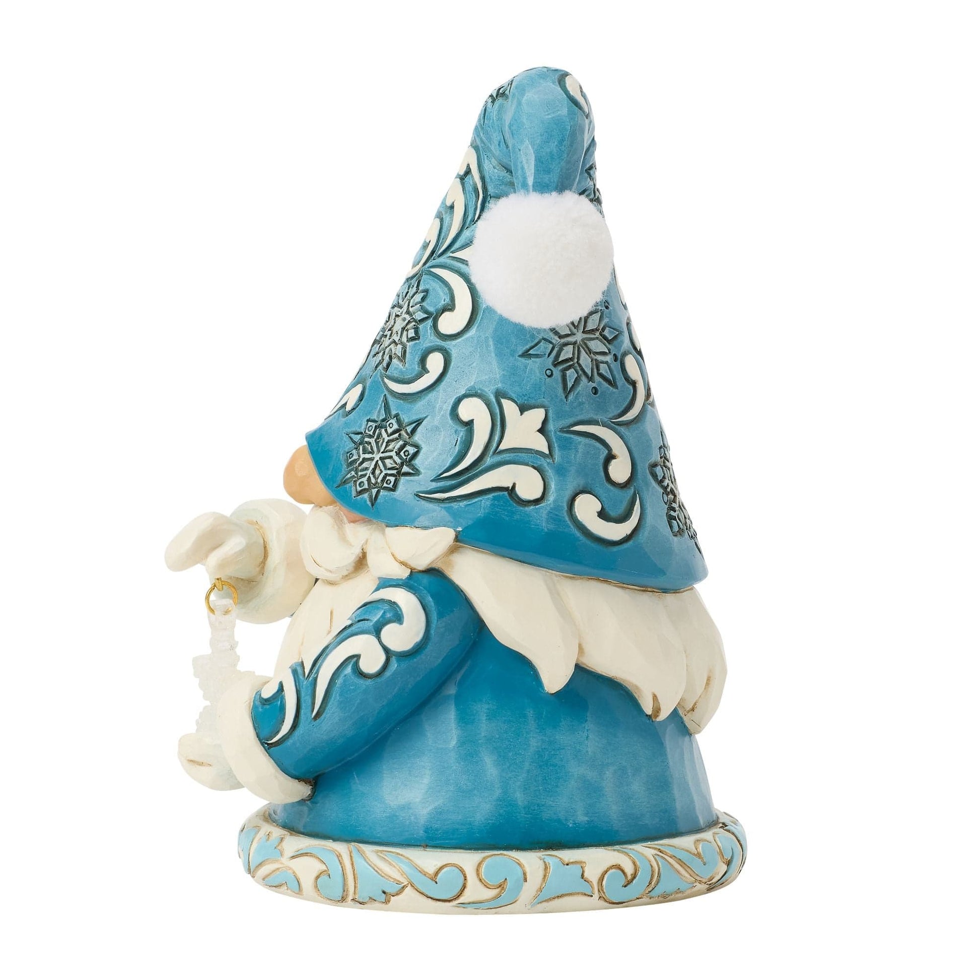 Heartwood Creek Christmas Slate Blue Gnome Figurine By Jim Shore