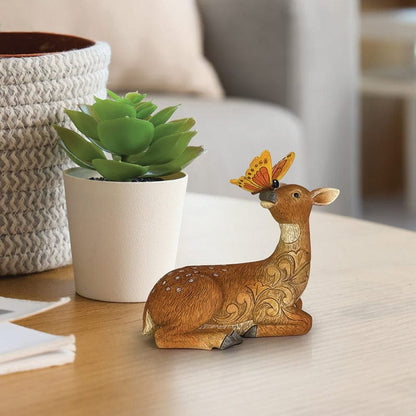 Heartwood Creek Deer with Butterfly Jim Shore Figurine