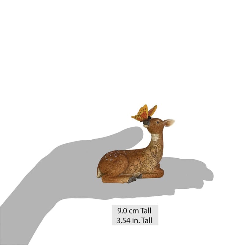 Heartwood Creek Deer with Butterfly Jim Shore Figurine